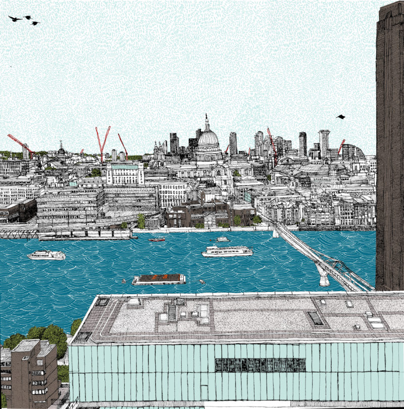 Clare Halifax Print Club London Screen Print