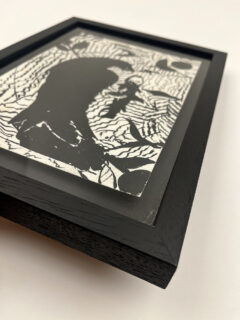 Ed Burkes_black crow_original -framed03