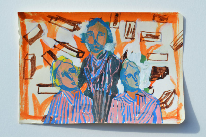 Ed Burkes Print Club London Original Art