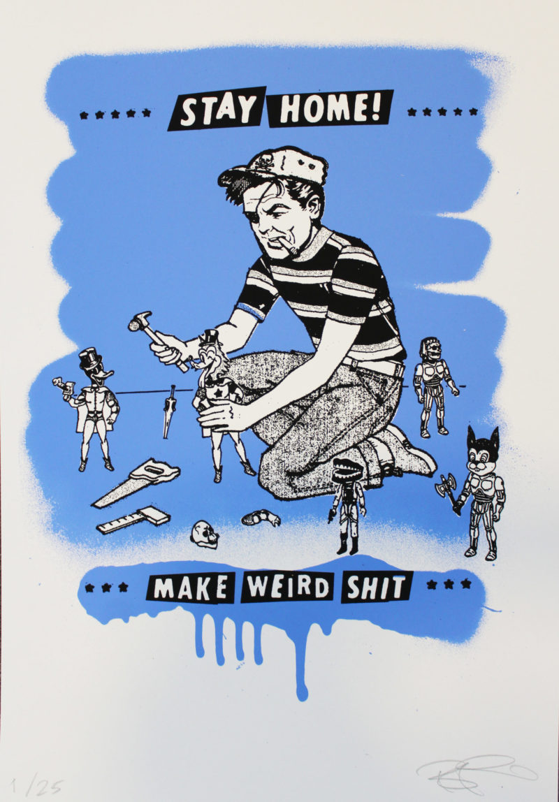 Ben Rider Print Club London Screen Print