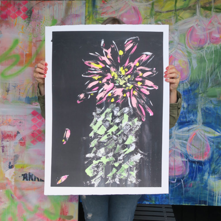 M.E. Ster-Molnar Print Club London Screen Print