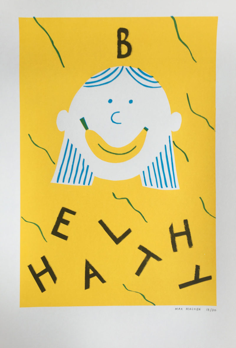 Max Machen Print Club London Screen Print