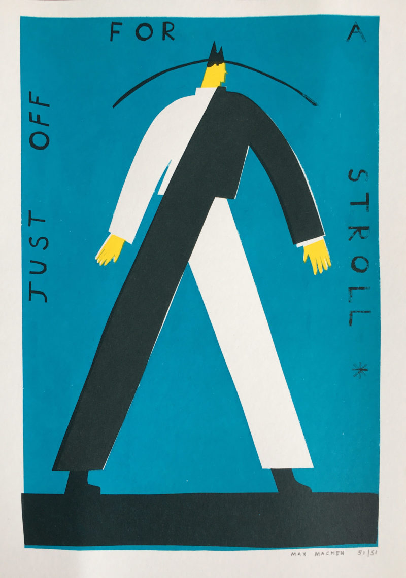 Max Machen Print Club London Screen Print