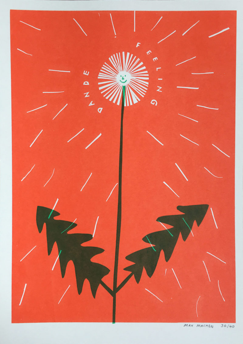 Max Machen Print Club London Screen Print