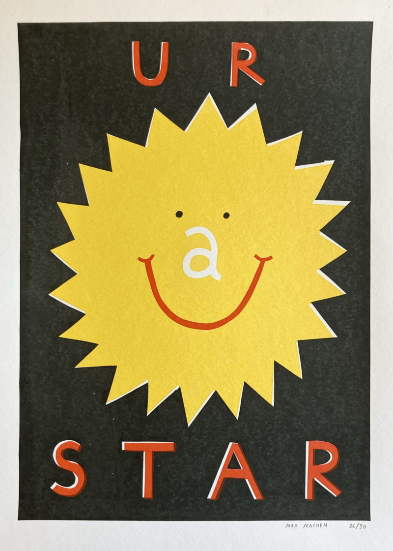 Max Machen Print Club London Screen Print