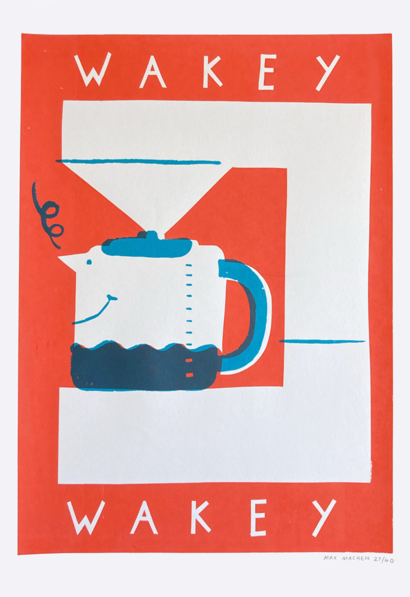 Max Machen Print Club London Screen Print