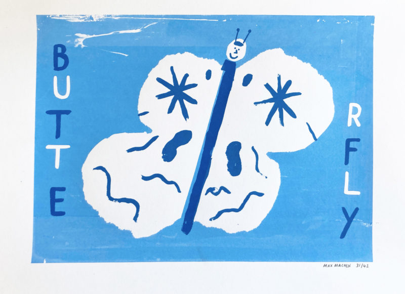 Max Machen Print Club London Screen Print