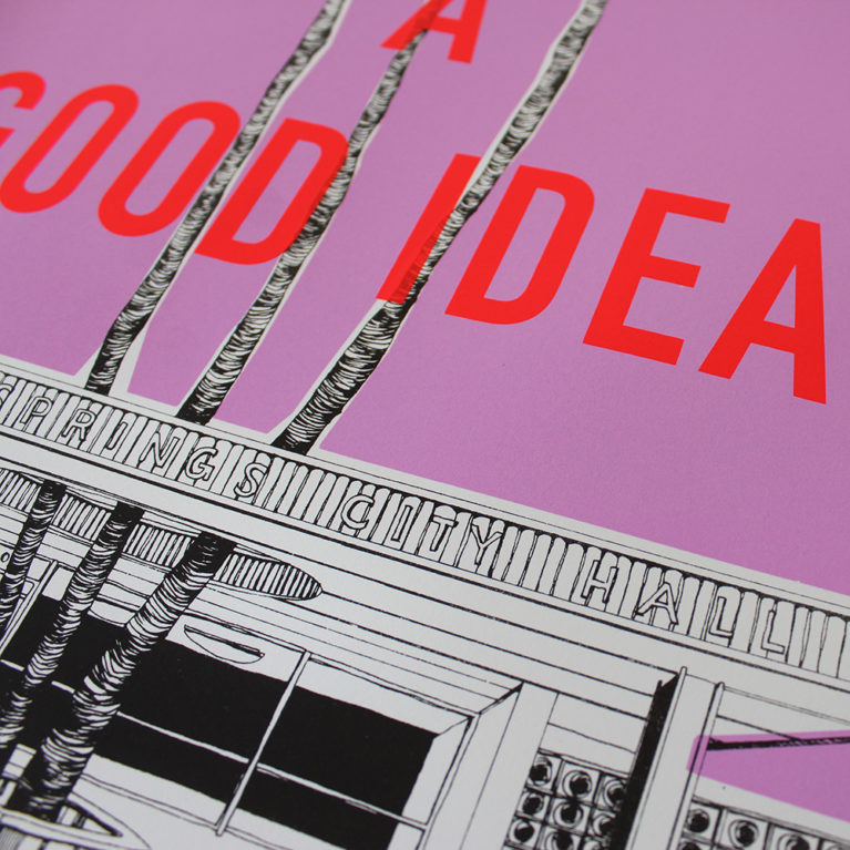 Dave Buonaguidi Lucy Mahon Print Club London Screen Print