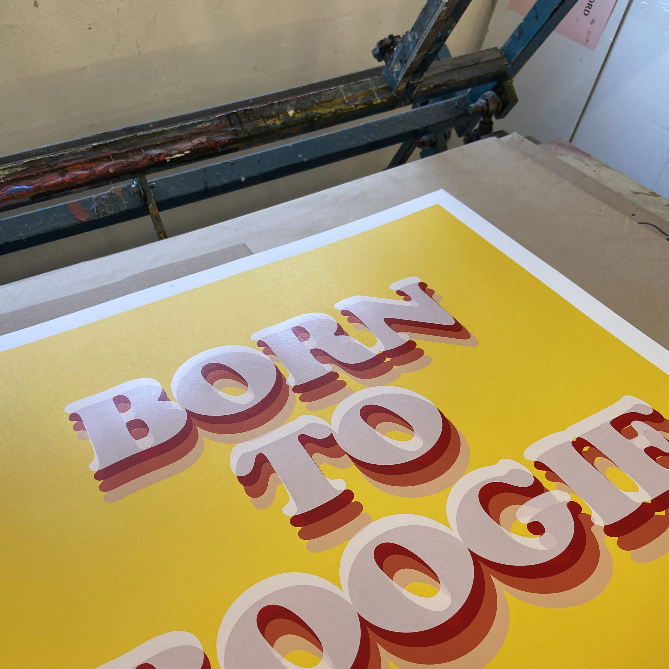 Born To Boogie by Oli Fowler Print Club London