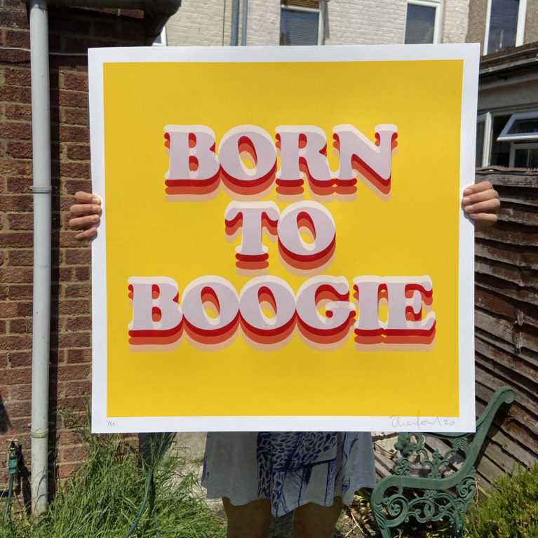 Oli Fowler Print Club London Screen Print