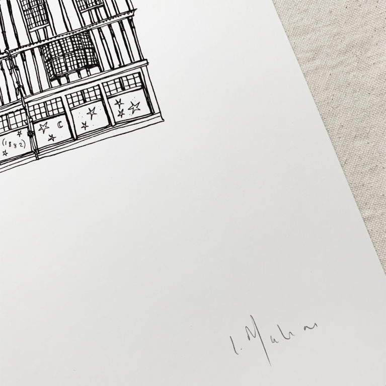 Liberty London Lucy Mahon Print Club London Screen Print