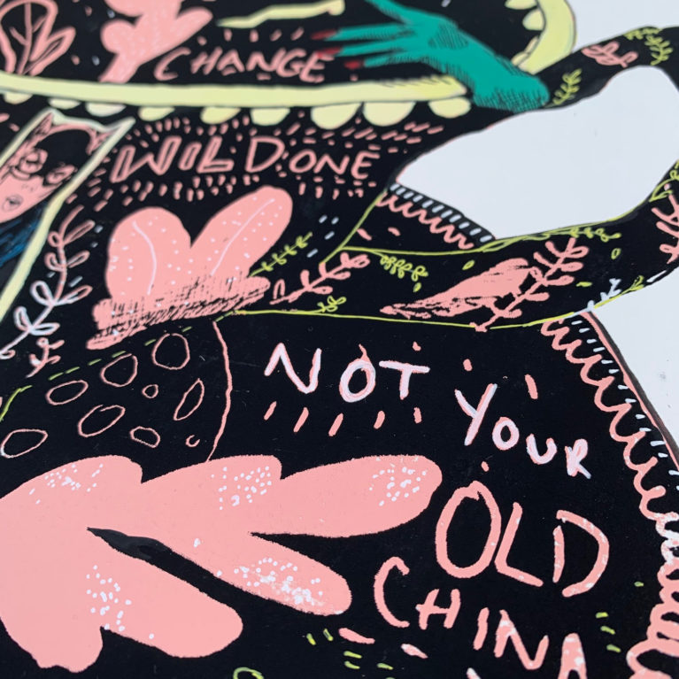 Hannah Gilson Print Club London Screen Print