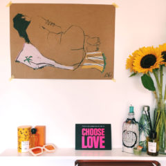 Jessica Rose Bird Print Club London Original Art