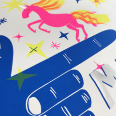 David Newton Print Club London Screen Print