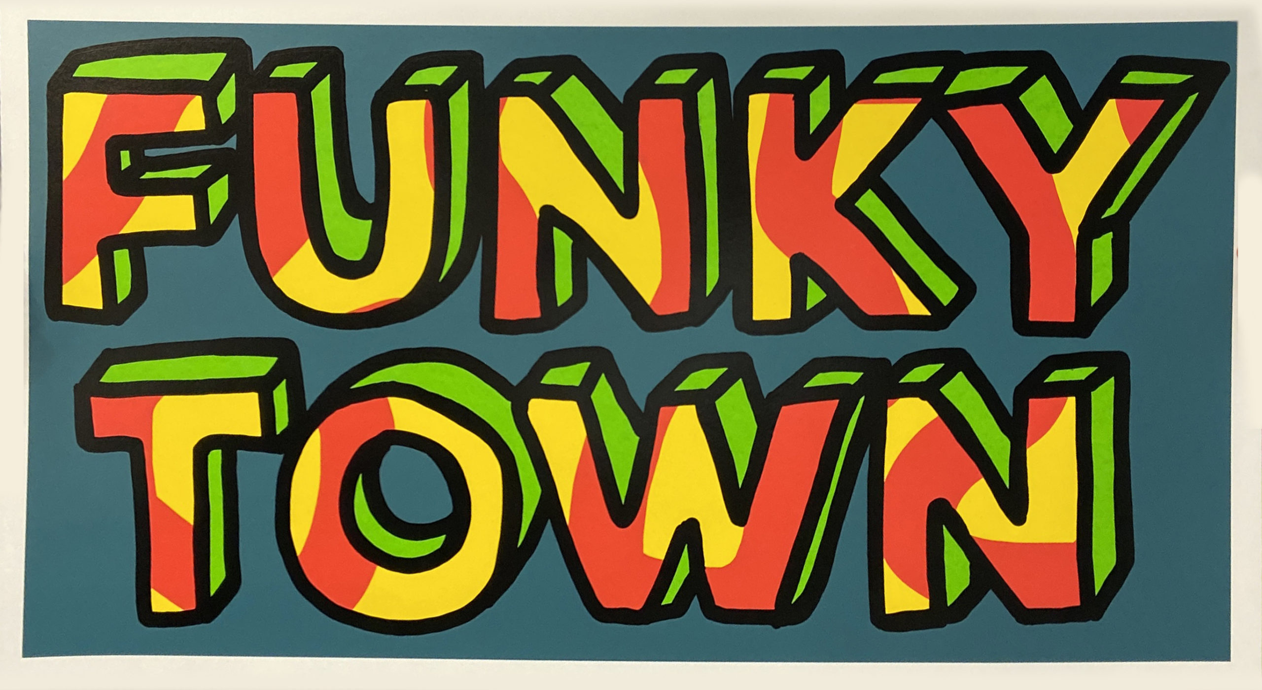 Funky Town by Oli Fowler Print Club London