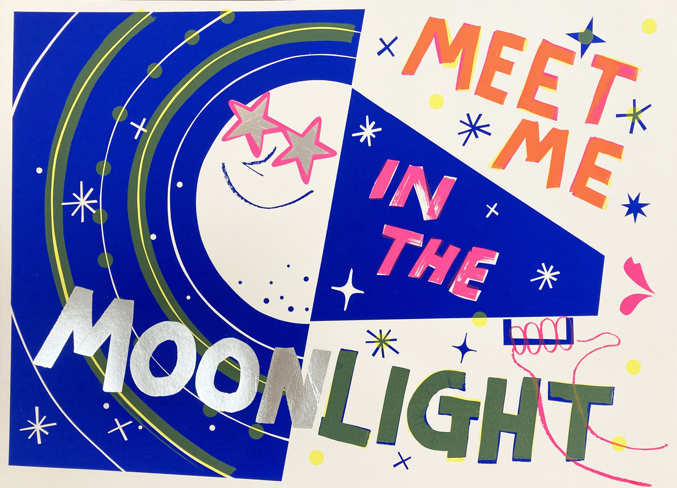 Meet Me In The Moonlight by David Newton Print Club London