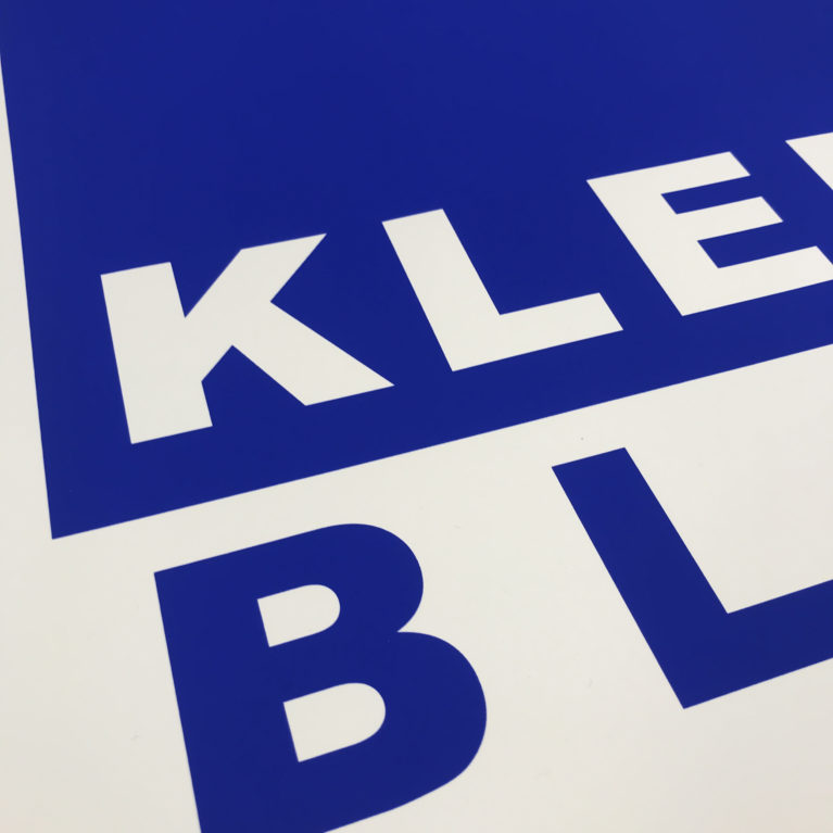 International Klein Blue by Benjamin Thomas Taylor- Print Club London