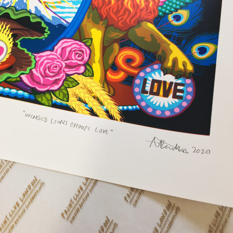 Horn Please Choose Love Print Club London