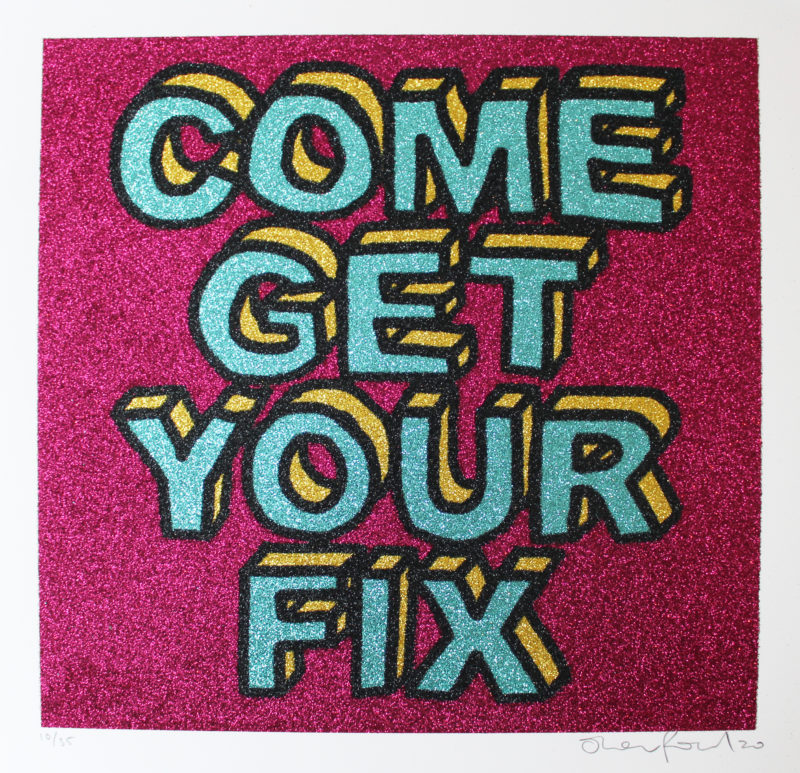 Oli Fowler Print Club London Screen PrintOli Fowler Print Club London Screen Print