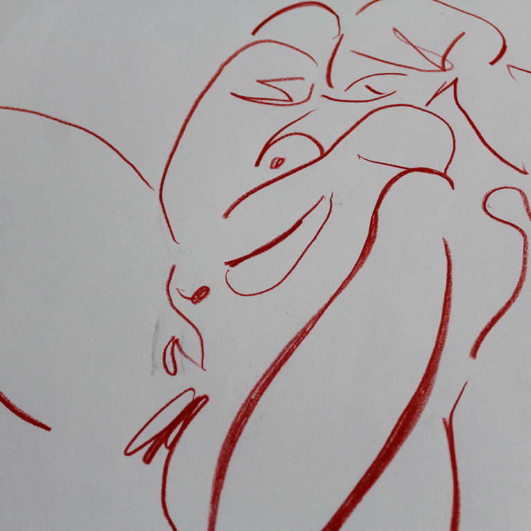 Alexandria coe Print Club London Screen Print