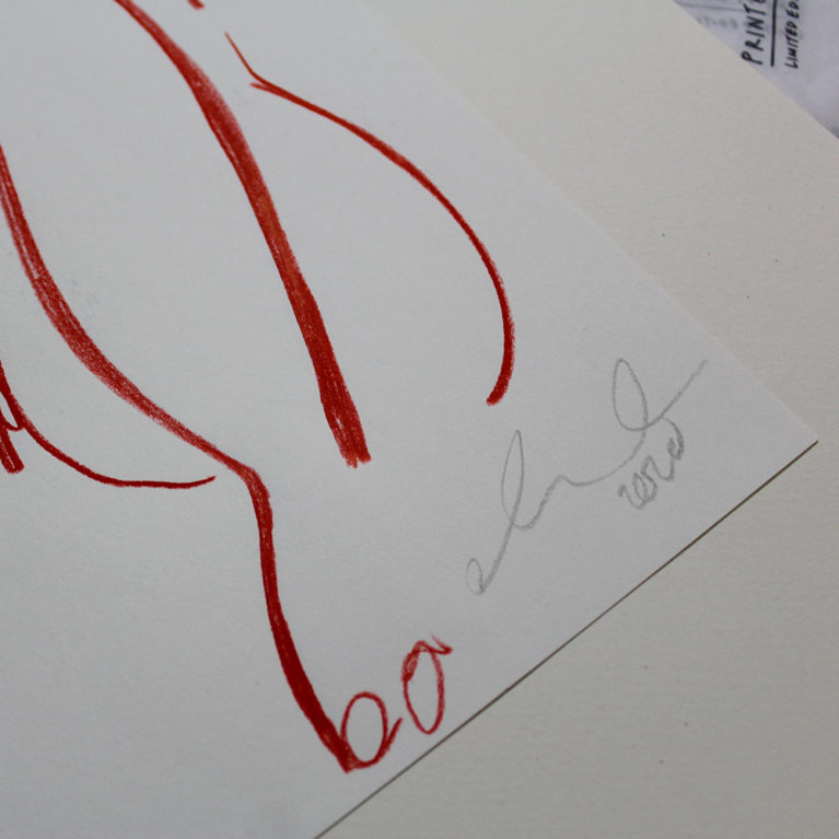 Alexandria coe Print Club London Screen Print