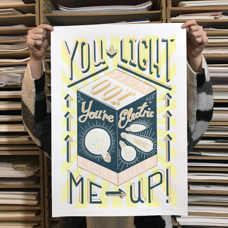 Jacqueline Colley Print Club London Screen Print