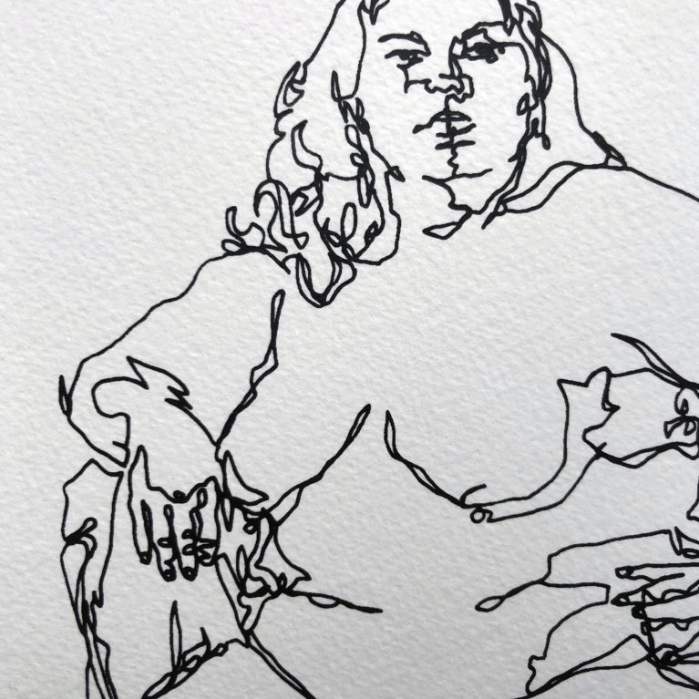 Laura Coates Print club London Screen Print