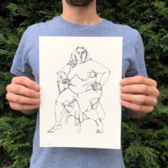 Laura Coates Print club London Screen Print