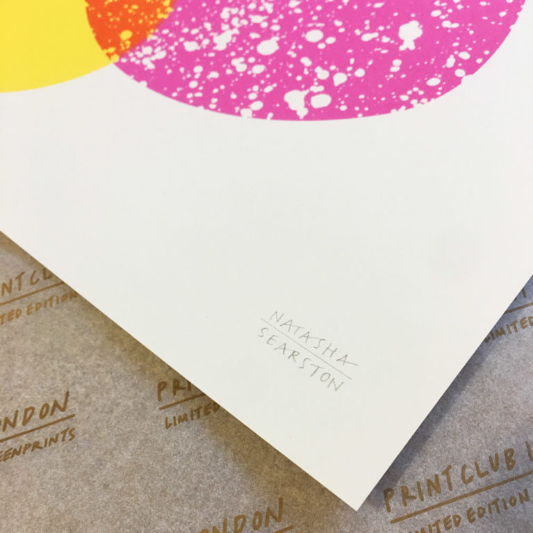 Natasha Searston Choose Love Print Club London