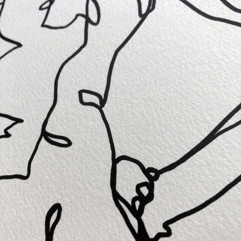 Laura Coates Print club London Screen Print