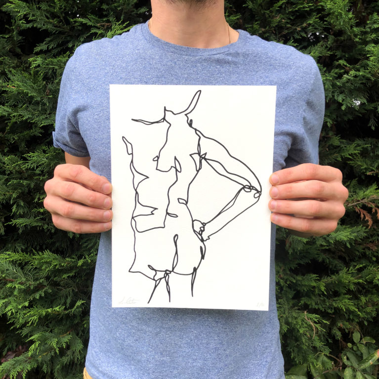 Laura Coates Print club London Screen Print