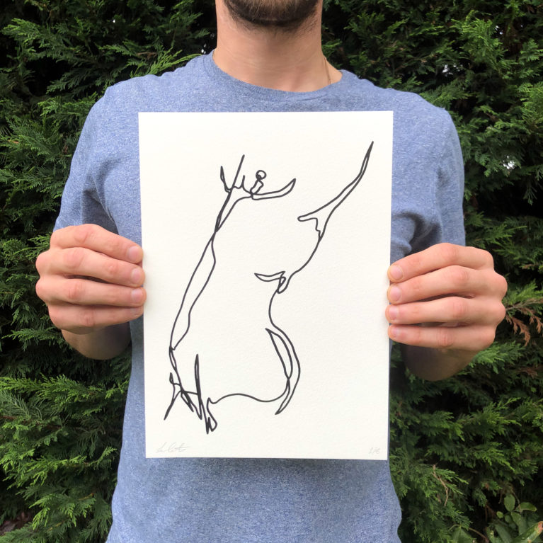 Laura Coates Print club London Screen Print