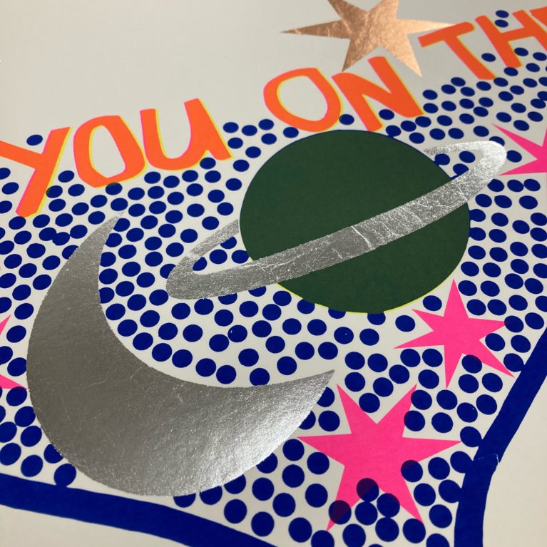 David Newton Print Club London Screen Print