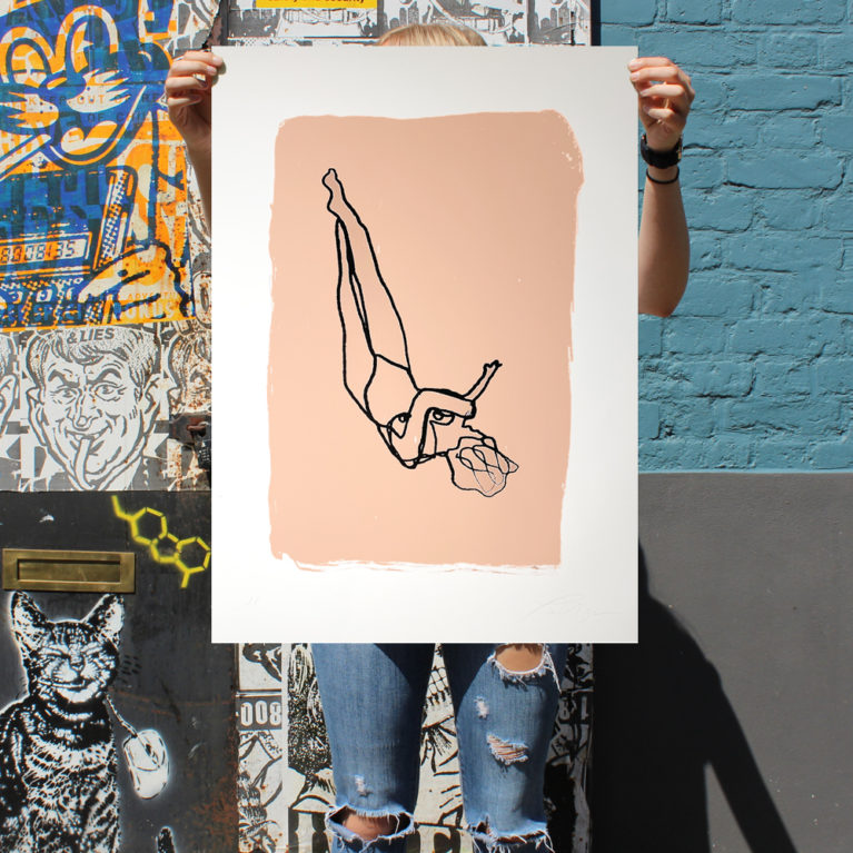 James Wilson Print Club London Screen Print