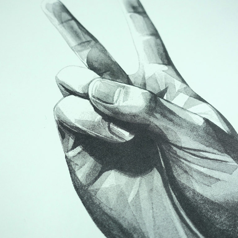 Hellovon Print Club London Screen Print