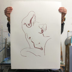 Alexandria coe Print Club London Screen Print