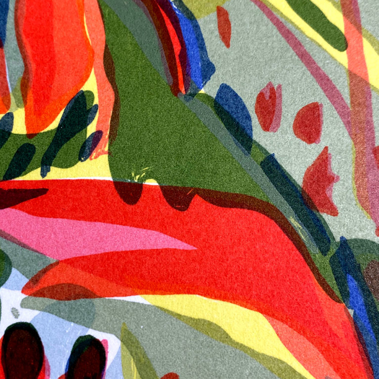 Susie Wright Print Club London Screen Print