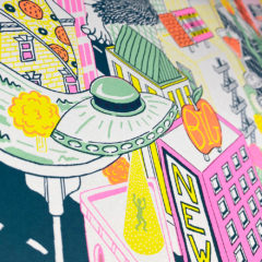 Jacqueline Colley Print Club London Screen Print