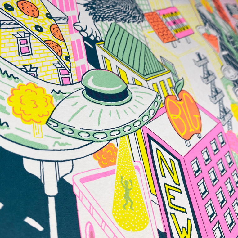 Jacqueline Colley Print Club London Screen Print