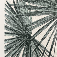 clare Halifax Palm fanning Screen print 01