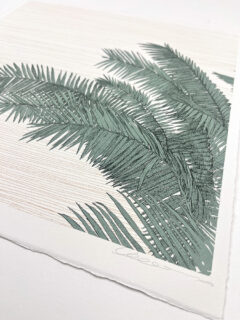 clare Halifax Palm springing Screen print 03