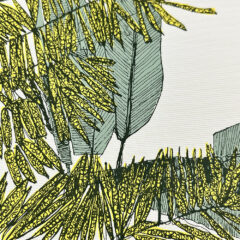 clare Halifax Pear and palm Screen print 02