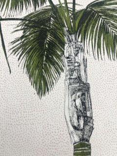 clare Halifax Pinky Perky Palmy Screen print 01