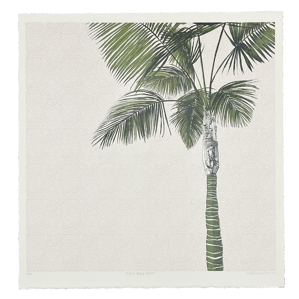 clare Halifax Pinky Perky Palmy Screen print 02