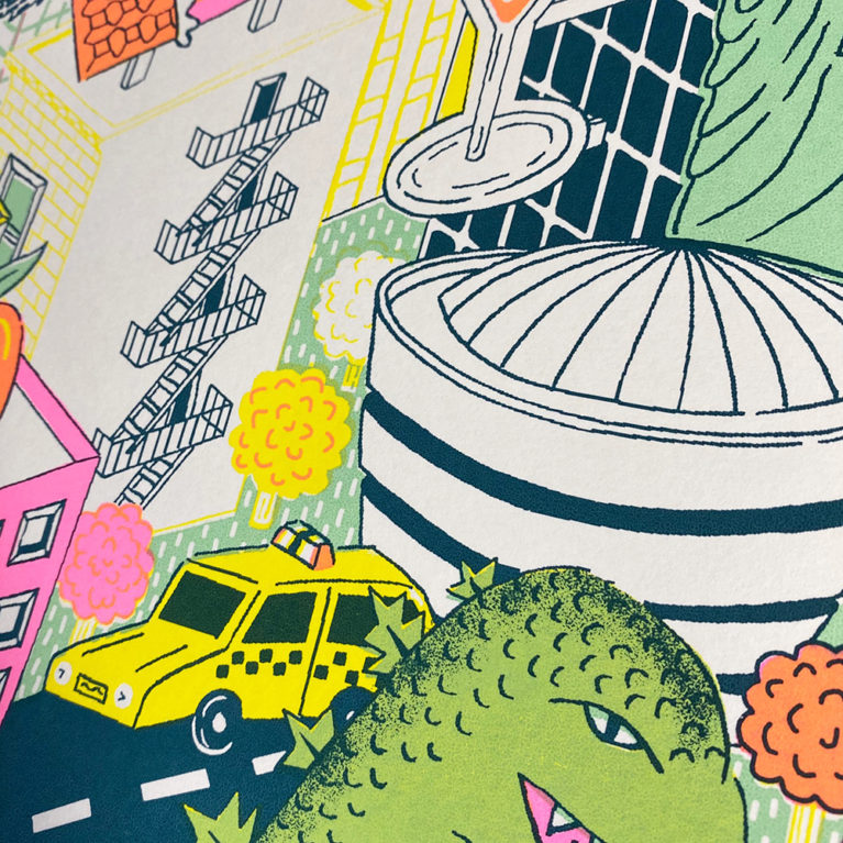 Jacqueline Colley Print Club London Screen Print