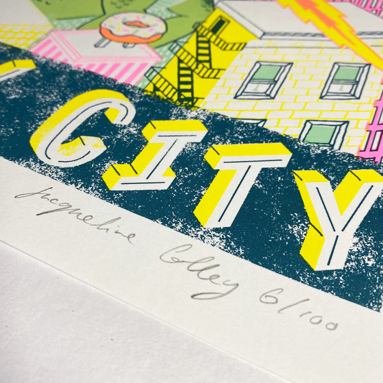 Jacqueline Colley Print Club London Screen Print