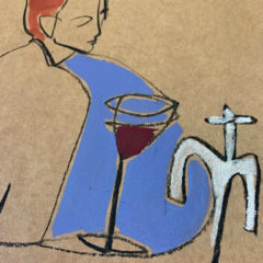 Jessica Rose Bird Print Club London Original Art