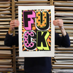Ben Rider Print Club London Screen Print