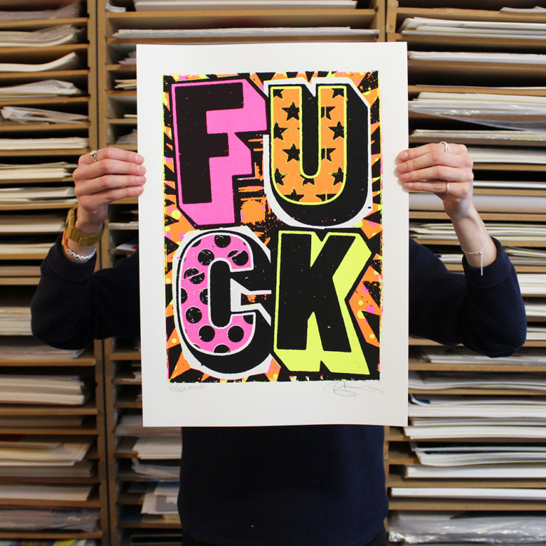 Ben Rider Print Club London Screen Print