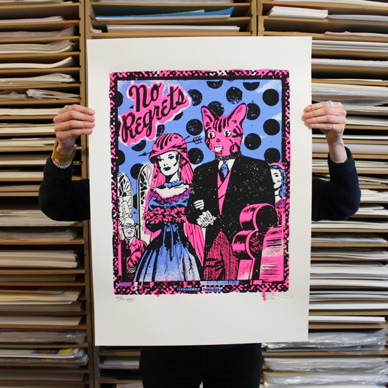 Ben Rider Print Club London Screen Print